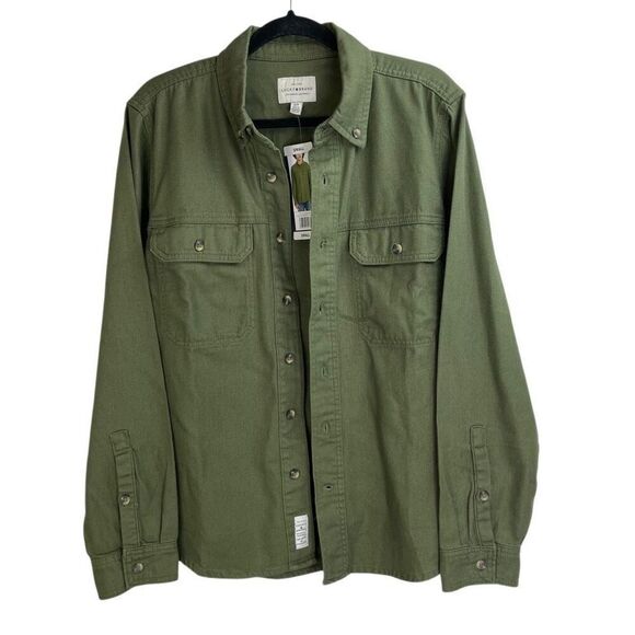Lucky Brand Men's Spring Olive Shirt Jacket Size S New - Picture 2 of 8